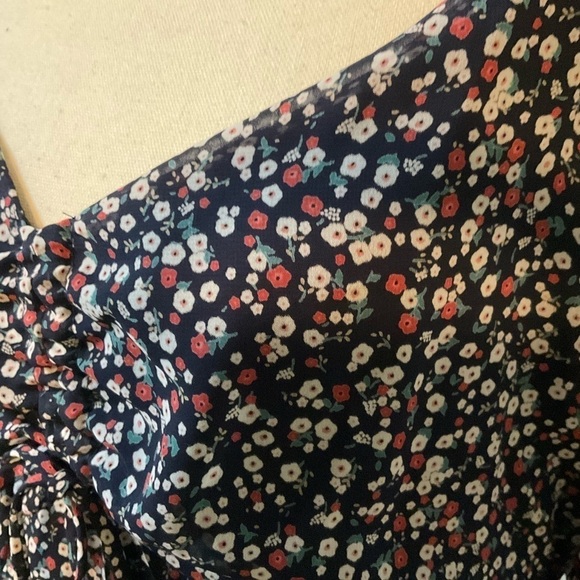 Sugarlips Sugar + Lips Dress Ashlee Floral Back Cut Out Mini Size L - Picture 7 of 15